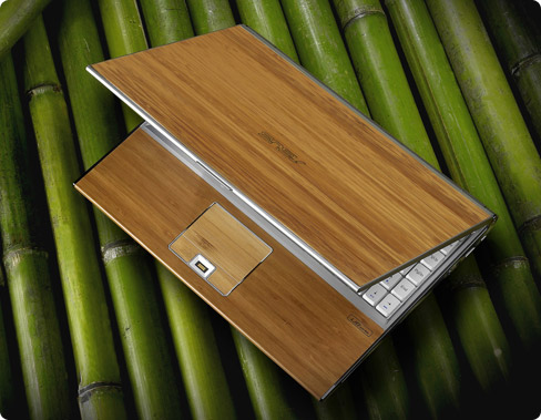 ноутбук ASUS с бамбуковым корпусом