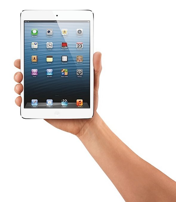 Планшет Apple iPad mini в масштабе