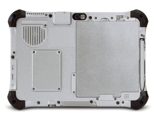 Защищенный планшет Panasonic Toughpad-FZ-G1. Вид сзади