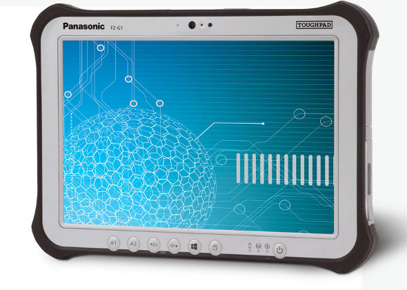 Защищенный планшет Panasonic Toughpad-FZ-G1. Вид спереди